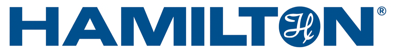 Logo HAMILTON dengan Emblem Melingkar