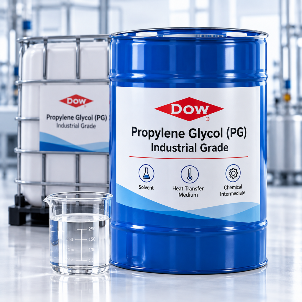 Propylene Glycol Industrial Grade Dow sebagai solvent dan heat transfer medium